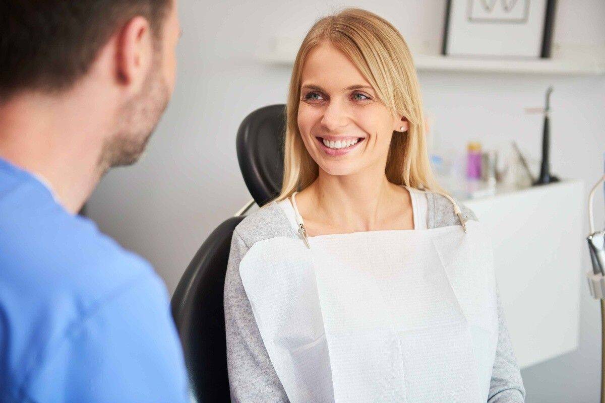 Patient discussing surgical orthodontic treatment for jaw and bite concerns